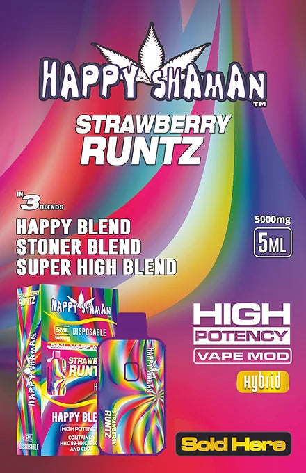 Stoner Blend /flavor-Strawberry Runtz Hybrid/5ml Vape Mod