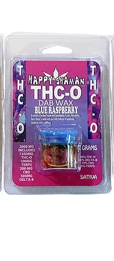 THC-O DAB WAX BLUE RASPBERRY 2GM