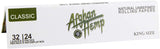 Afghan Hemp Classic Natural Unrefined Rolling Papers  King Size - (24 Pack Bulk Display Box)