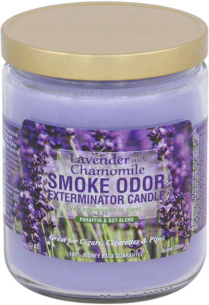 Smoke Odor Exterminator Candle - Lavender with Chamomile