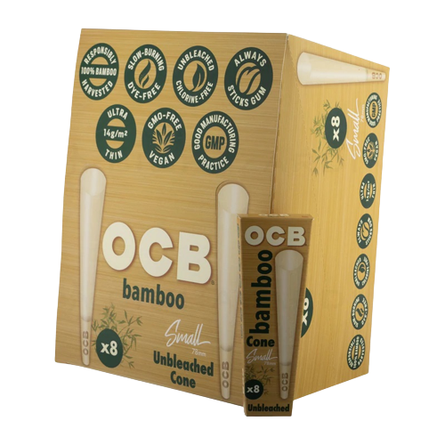 OCB Bamboo Cone 78,  8 Pack