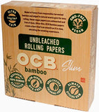 OCB BAMBOO SLIM UNBLEACHED ROLLING PAPERS ULTRA THIN 14G/M