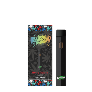 KAPOW BERRY GELATO SATIVA FULL GRAM PREMIUM THC-O DISPOSABLE 5PCS/BOX