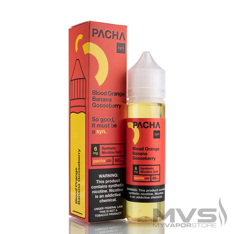 PACHA 6MG BLOOD ORANGE BANANA GOOSEBERRY