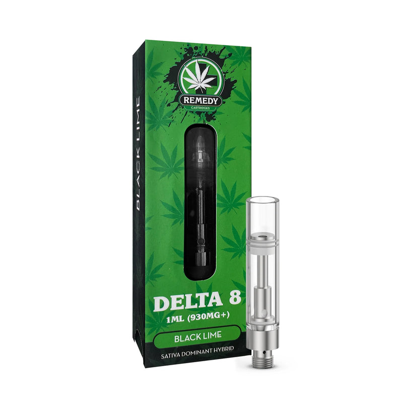 REMEDY-DELTA8-CART-I ML BLACK LIME