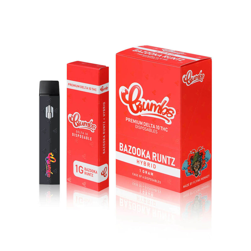 Flying Monkey Delta 10 Disposable Vapes - Bazooka Runtz