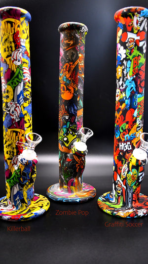 SILICONE WATER PIPE STREET ART