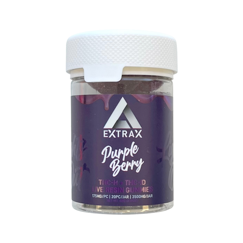 Delta Extrax – THCh | THCjd Live Resin Gummies – 3500mg