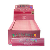 Elements Pink Rolling Papers King Size Slim - 50ct