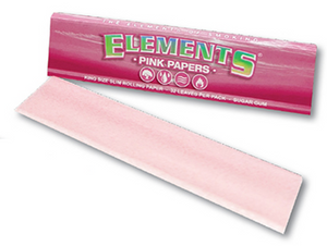 Elements Pink Rolling Papers King Size Slim - 50ct