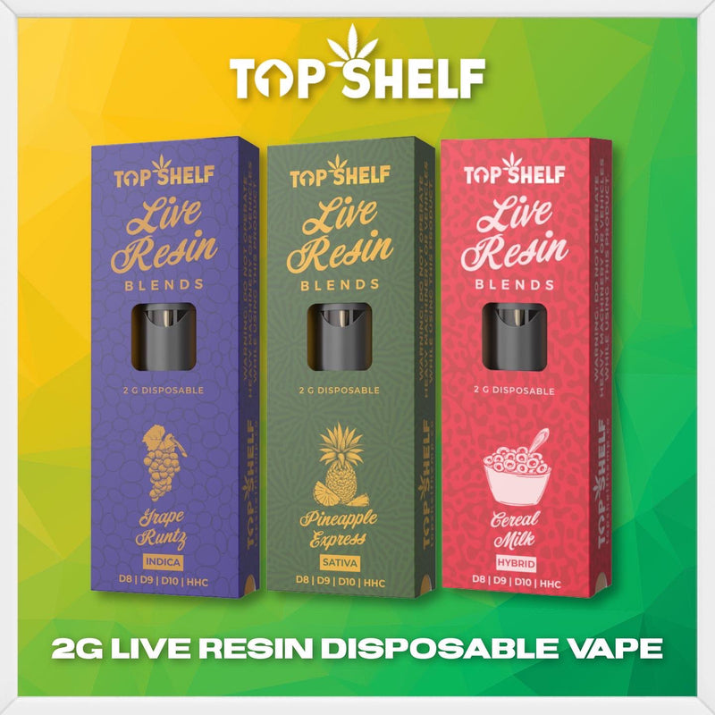 TOP SELF LIVE RESIN 2 Gram Disposable Vape