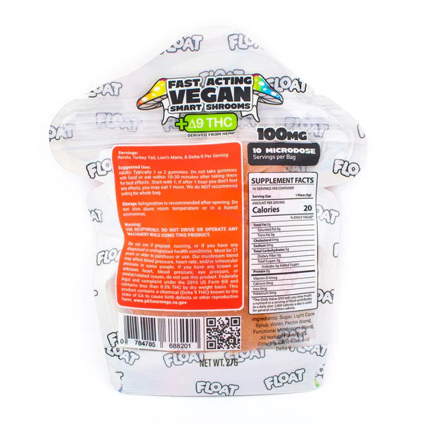 Float Mushroom Gummies - Magic Love (Groovy Mix) (10pcs/bag)