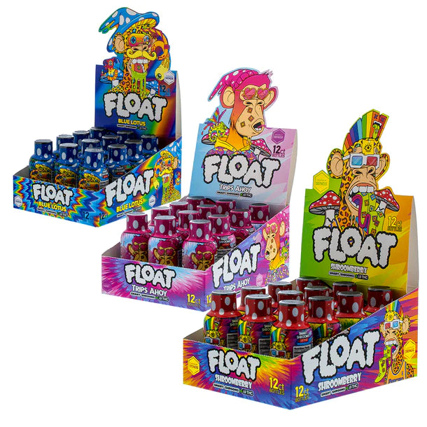 Float Mushroom Shots 2oz (12pcs/dis)