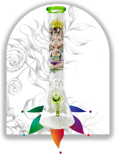 IB Linda Biggs Water Pipe Beaker