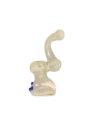 HAND PIPE GLOW IN  THE DARK BUBBLER