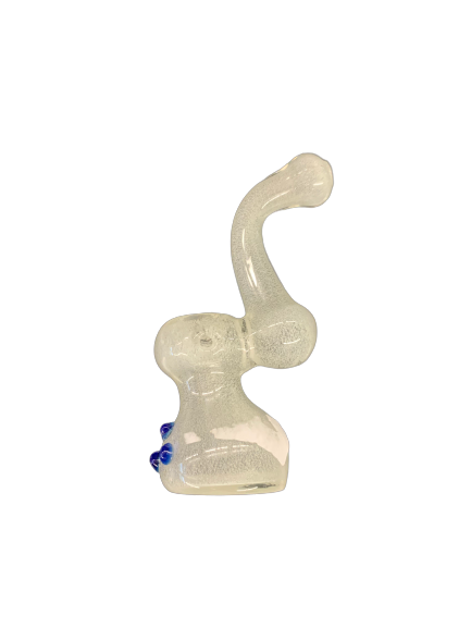 HAND PIPE GLOW IN  THE DARK BUBBLER