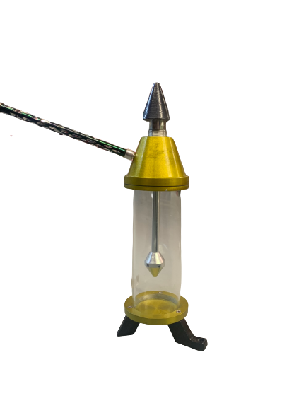 ROCKET SHIP GLASS HOOKAH GOLD, RED, BLUE , GREEN