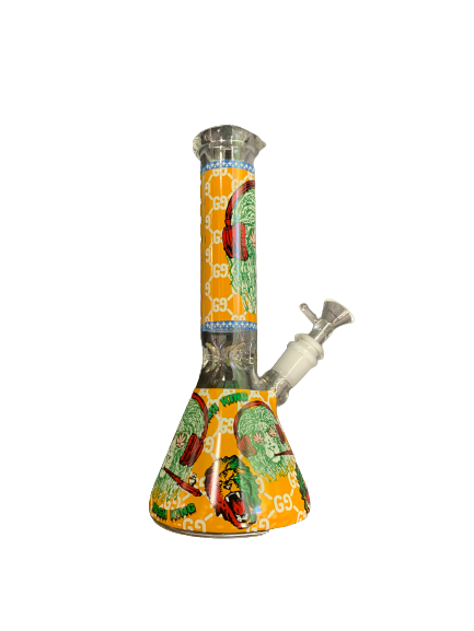 HASH KING GLOW IN THE DARK 9MM GLASS BONG