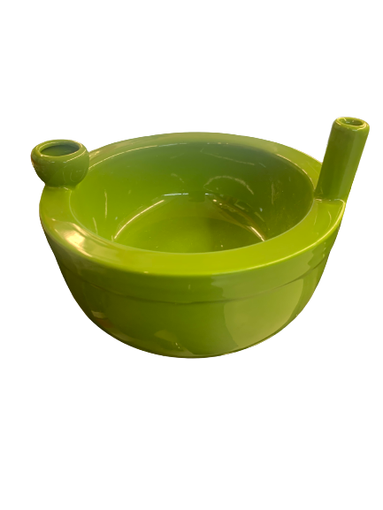 FASHION CRAFT PREMIUM ROAST & TOAST CERAMIC CEREAL BOWL /GREEN
