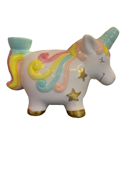 FASHION CRAFT CERAMIC UNICORN PIPE/