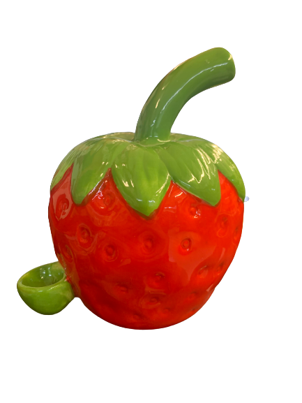 FASHION CRAFT  CERAMIC STRAWBERRY PIPE MUG