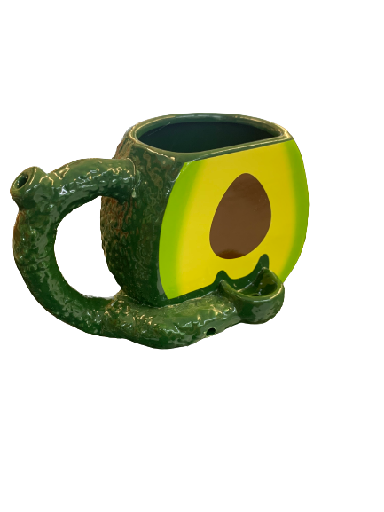 FASHION CRAFT CERAMIC AVACADO MUG 17 oz