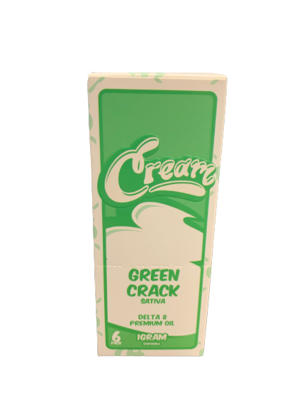 CREAM DELTA 8 DISPGREEN CRACK  6 CT