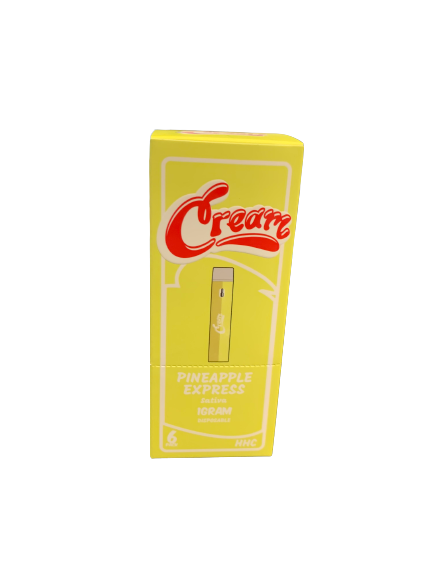 HHC:CREAM HHC DISPOSABLE 6PACK 1G PINEAPPLE EXPRESS SATIVA