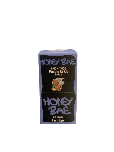 HHC+THC-0:HONEY BAE HHC + THC-0 2G CARTRIDGE PURPLE URKLE INDICA