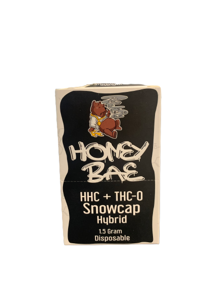 HHC+THC-0:HONEYBAE HHC+ THC-0 DISPOSABLE 1.5G SNOWCAP HYBRID