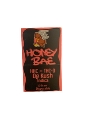 HHC+THC-0:HONEYBAE HHC+ THC-0 DISPOSABLE 1.5G OG KUSH INDICA – Smart  Warehouse Inc.