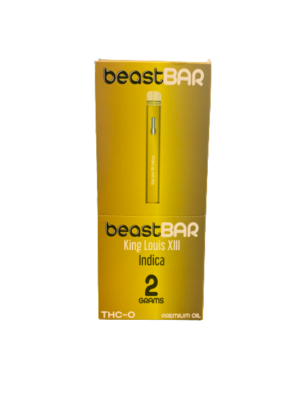 THC-0:BEASTBAR THC-O 6 PACK 2G KING LOUIS XIII INDICA