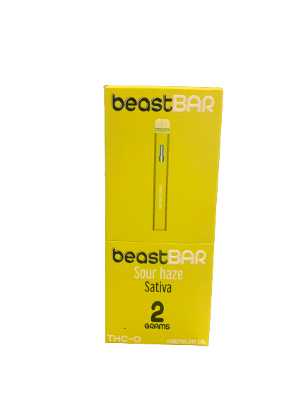 THC-O:BEASTBAR THC-O 6 PACK 2G SOUR HAZE SATIVA