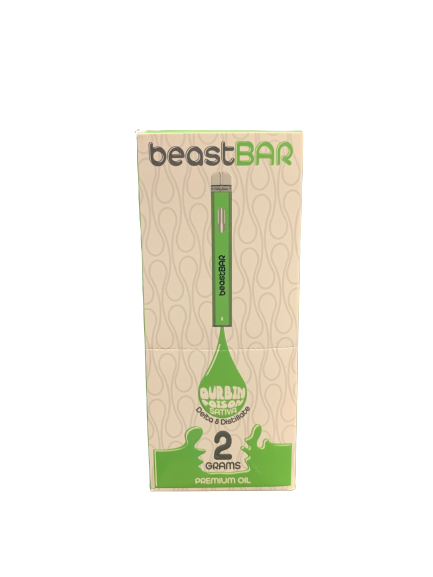 DELTA 8 DISTILLATE:BEASTBAR DELTA 8 DIST 6 PACK 2G GORILLA GLUE HYBRID