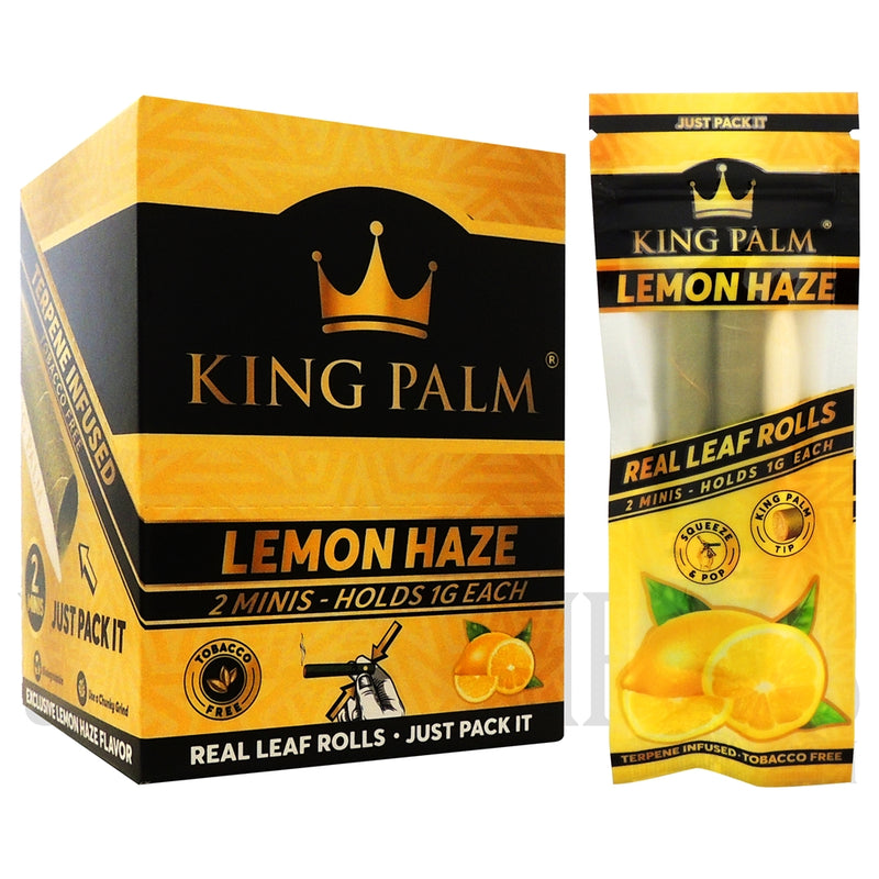 KING PALM LEMON HAZE 2 MINIS - HOLDS 1G EACH
