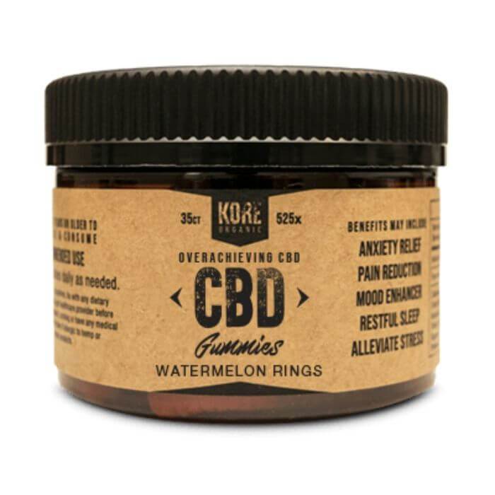 KORE CBD GUMMIES WATERMELON RINGS ( 1111 )