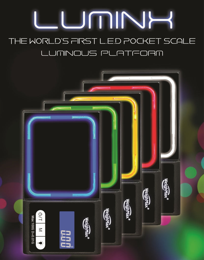 WeighMax Luminx LED Pocket Scale 1000g/0.1g