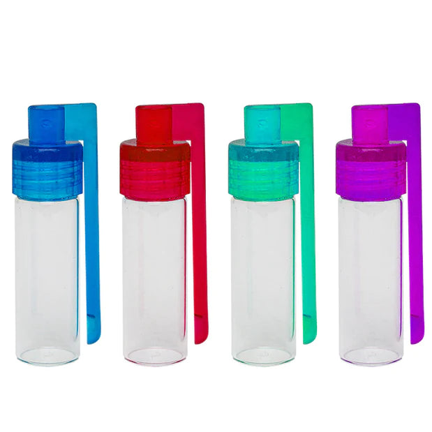 Glass Vial with Spoon Cap BAGS 20CT