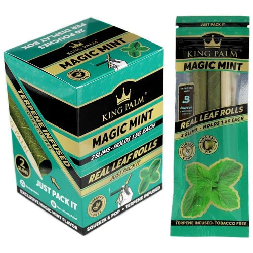 KING PALM- MAGIC MINT 2 SLIM HOLDS 1.5G EACH