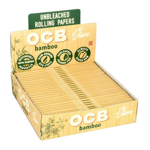 OCB BAMBOO UNBLEACHED ROLLING PAPERS SLIM