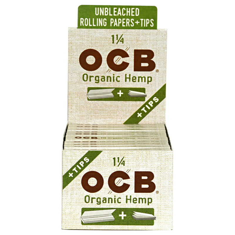 OCB Display' 1 1/4 Size Rolling Papers + Filter Tips