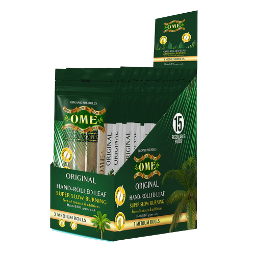 OMEORIGINAL  HAND ROLLING LEAF 3 MEDIUM ROLLING +1 STICK