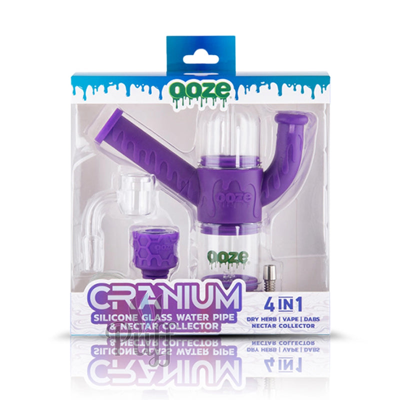 Ooze Cranium Silicone Water Pipe, Dab Rig & Nectar Collector
