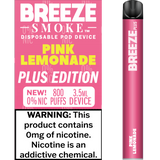 Breeze Smoke Disposable Pod Device  Plus Edition
