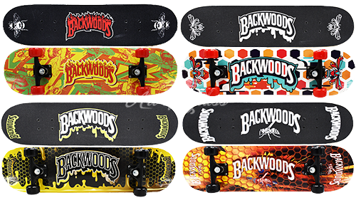 BACKWOODS SKATEBOARD HONEY COMB RED