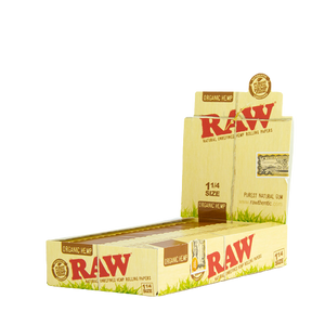 ROLLIG PAPERS:RAW HEMP 1 1/4 24P