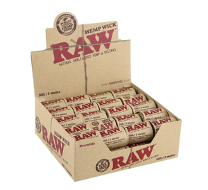 RAW HEMP WICK 10FT/3M 40 rolls per box