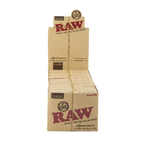 RAW CLASSIC CONNOISSEUR 1 1/4 +PRE-ROLL TIPS
