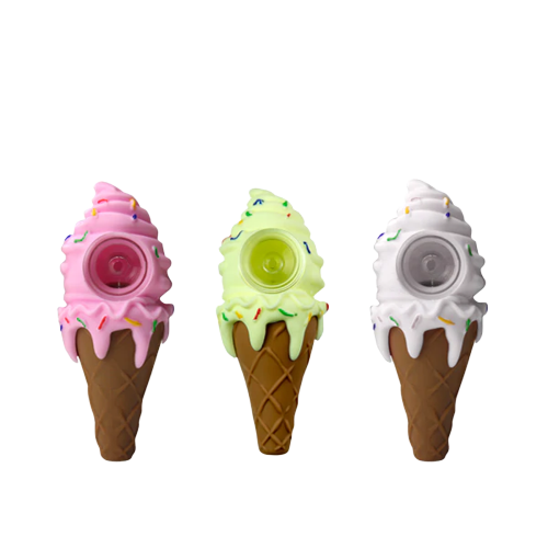 ICE CREAM SILICON HAND PIPE
