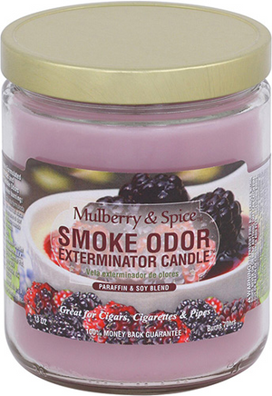 Smoke Odor Exterminator Candle - Mulberry & Spice